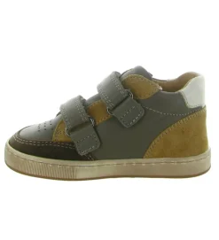 pre marche du 16 au 23 - Semelle souple - bebe garcon - Cuir - Taupe - Babybotte