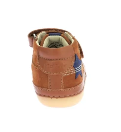 pre marche du 16 au 23 - Semelle souple - bebe garcon - Cuir - Chestnut - Kickers