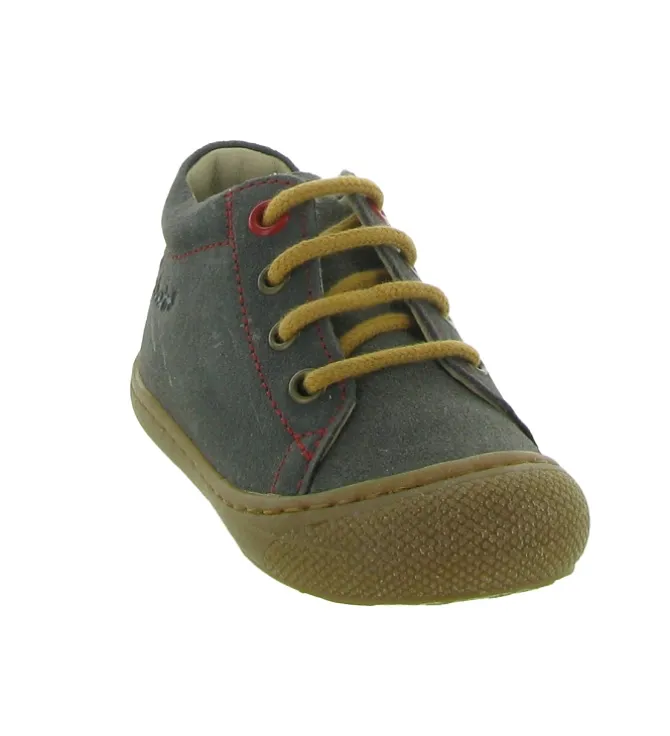pre marche du 16 au 23 - Semelle souple - bebe garcon - Cuir - Gris - Naturino