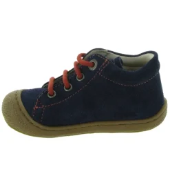 pre marche du 16 au 23 - Semelle souple - bebe garcon - Cuir - Bleu Marine - Naturino