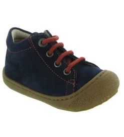 pre marche du 16 au 23 - Semelle souple - bebe garcon - Cuir - Bleu Marine - Naturino