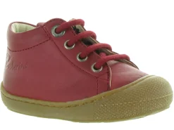 pre marche du 16 au 23 - Semelle souple - bebe garcon - Cuir - Rouge - Naturino