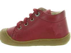 pre marche du 16 au 23 - Semelle souple - bebe garcon - Cuir - Rouge - Naturino