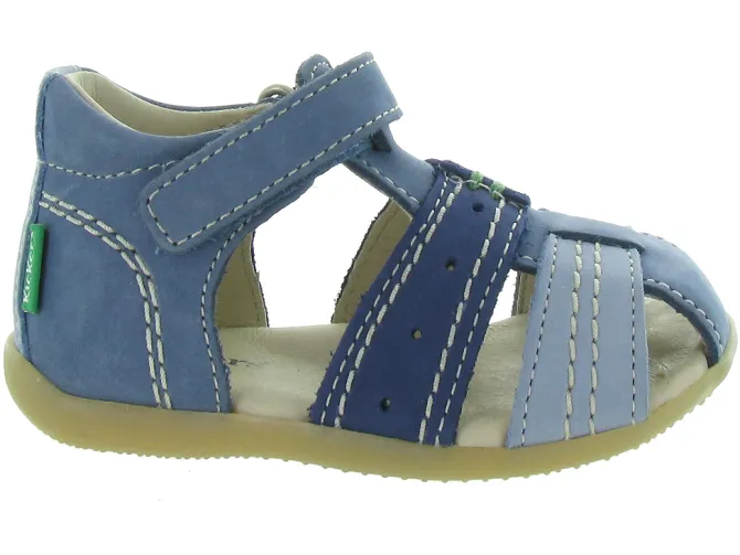 pre marche du 16 au 23 - Semelle souple - bebe garcon - Nubuck - Bleu - Kickers