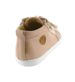 pre marche du 16 au 23 - Semelle souple - bebe fille - Nubuck - Rose - Shoo pom