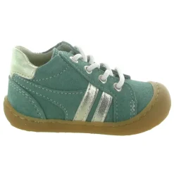 pre marche du 16 au 23 - Semelle souple - bebe fille - Nubuck - Vert - Bellamy
