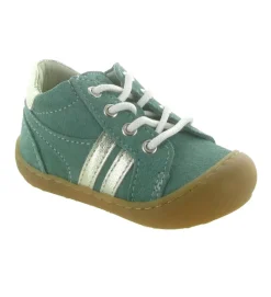 pre marche du 16 au 23 - Semelle souple - bebe fille - Nubuck - Vert - Bellamy