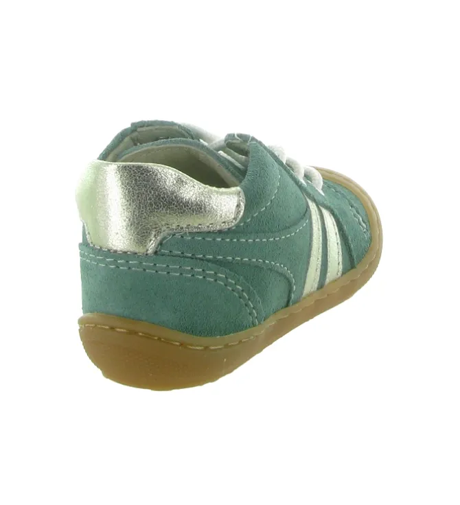 pre marche du 16 au 23 - Semelle souple - bebe fille - Nubuck - Vert - Bellamy