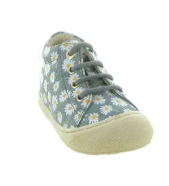 pre marche du 16 au 23 - Semelle souple - bebe fille - Cuir - Fleurs - Naturino