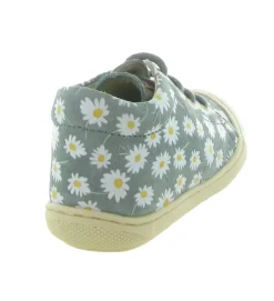 pre marche du 16 au 23 - Semelle souple - bebe fille - Cuir - Fleurs - Naturino
