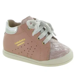 pre marche du 16 au 23 - Semelle souple - bebe fille - Cuir - Rose - Babybotte