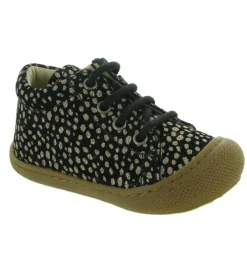 pre marche du 16 au 23 - Semelle souple - bebe fille - Cuir - Noir - Naturino