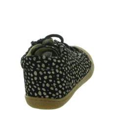 pre marche du 16 au 23 - Semelle souple - bebe fille - Cuir - Noir - Naturino
