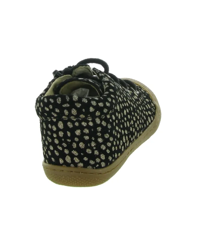 pre marche du 16 au 23 - Semelle souple - bebe fille - Cuir - Noir - Naturino