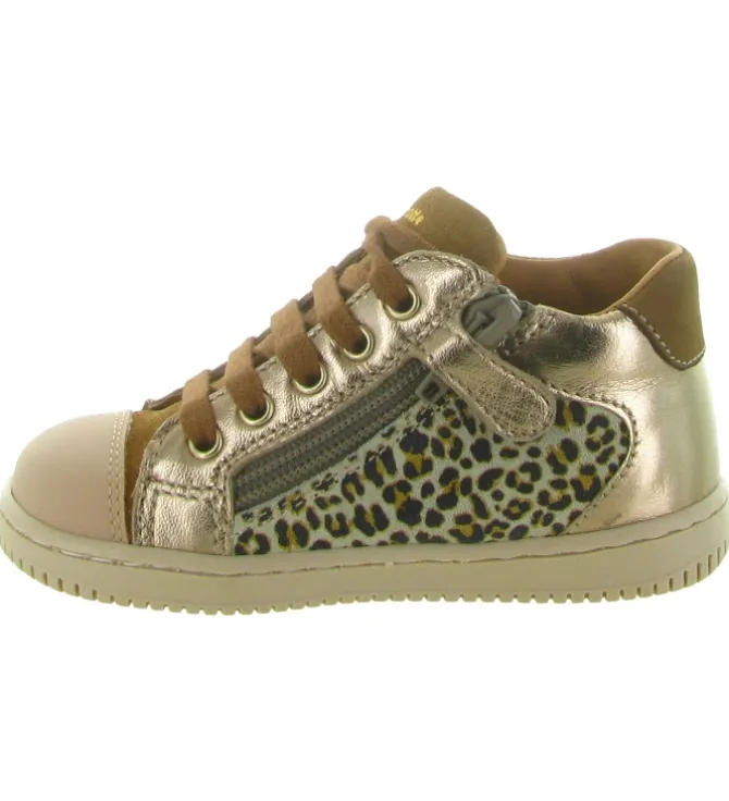pre marche du 16 au 23 - Semelle souple - bebe fille - Cuir - Léopard - Babybotte