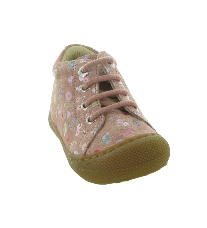 pre marche du 16 au 23 - Semelle souple - bebe fille - Cuir - Rose - Naturino