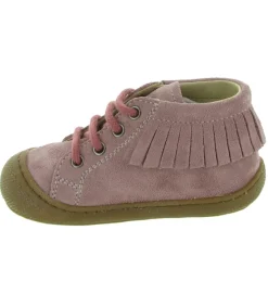 pre marche du 16 au 23 - Semelle souple - bebe fille - Cuir - Rose - Naturino