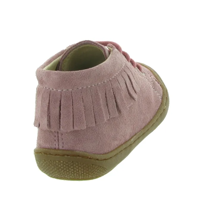 pre marche du 16 au 23 - Semelle souple - bebe fille - Cuir - Rose - Naturino