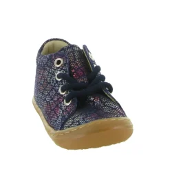 pre marche du 16 au 23 - Semelle souple - bebe fille - Cuir - Bleu - Bellamy