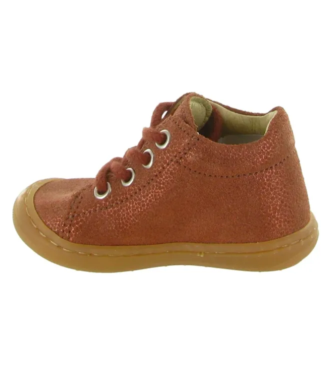pre marche du 16 au 23 - Semelle souple - bebe fille - Cuir - Orange - Bellamy