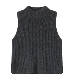 pull - MANCHE COURTE - vetement femme - Textile - Anthracite - Grace and mila