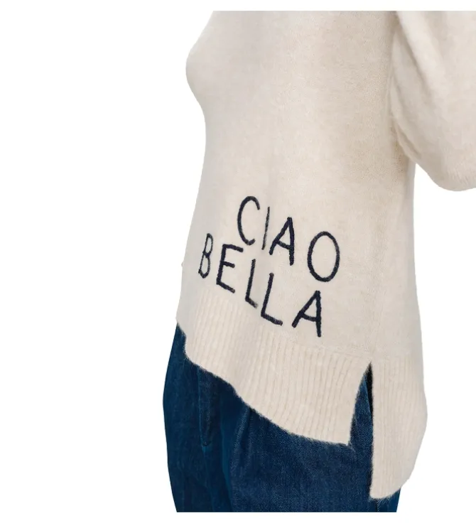 pull - MANCHE LONGUE - vetement femme - Synthétique - Bleu Marine - Grace and mila