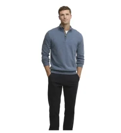 pull - MANCHE LONGUE - vetement homme - Coton - Bleu - Barbour