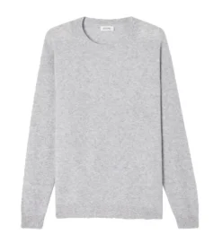 pull - MANCHE LONGUE - vetement homme - Cuir - Gris - American vintage