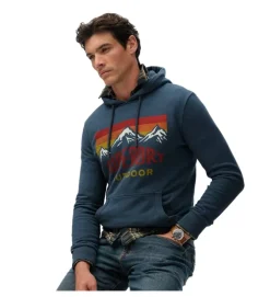 pull - MANCHE LONGUE - vetement homme - Coton - Bleu Marine - Superdry