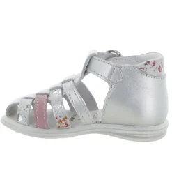 sandales et nu pieds - - bebe fille - Cuir - Argent - Bellamy