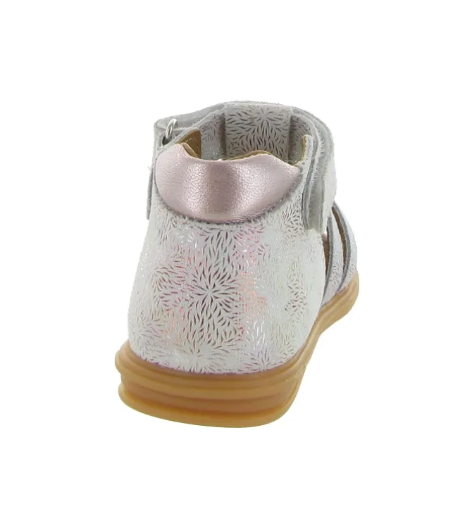 sandales et nu pieds - - bebe fille - Cuir laminé - Multicolor - Bellamy
