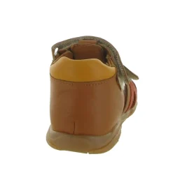 sandales et nu pieds - - bebe garcon - Cuir - Marron - Babybotte
