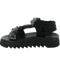 sandales et nu pieds - Casual - femme - Toile - Noir - Nan ku