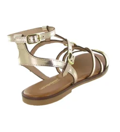 sandales et nu pieds - Casual - femme - Cuir - Or - Les tropeziennes
