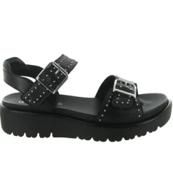 sandales et nu pieds - Casual - femme - Cuir - Noir - Ara