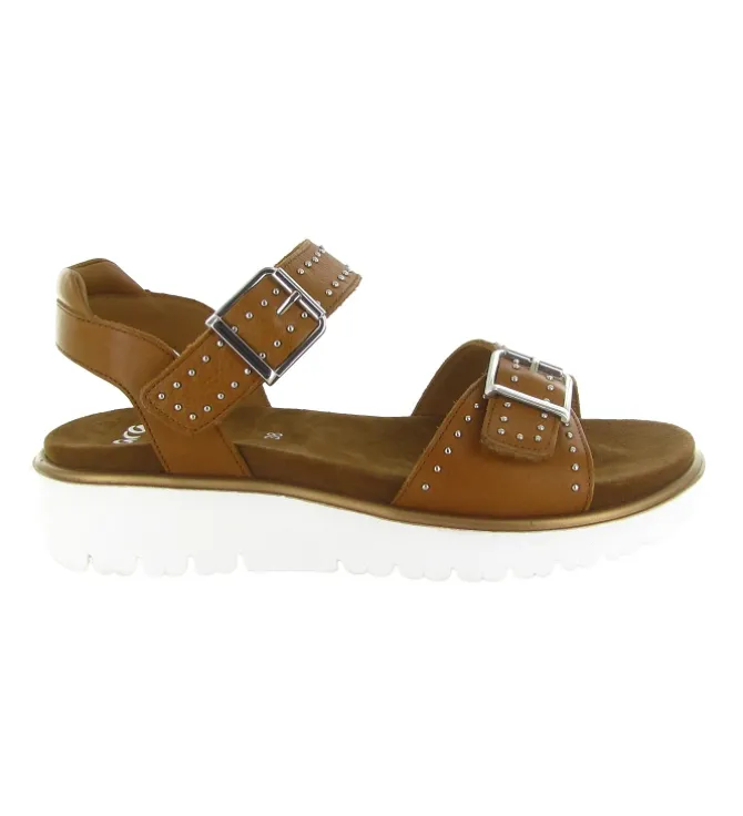 sandales et nu pieds - Casual - femme - Cuir - Marron - Ara