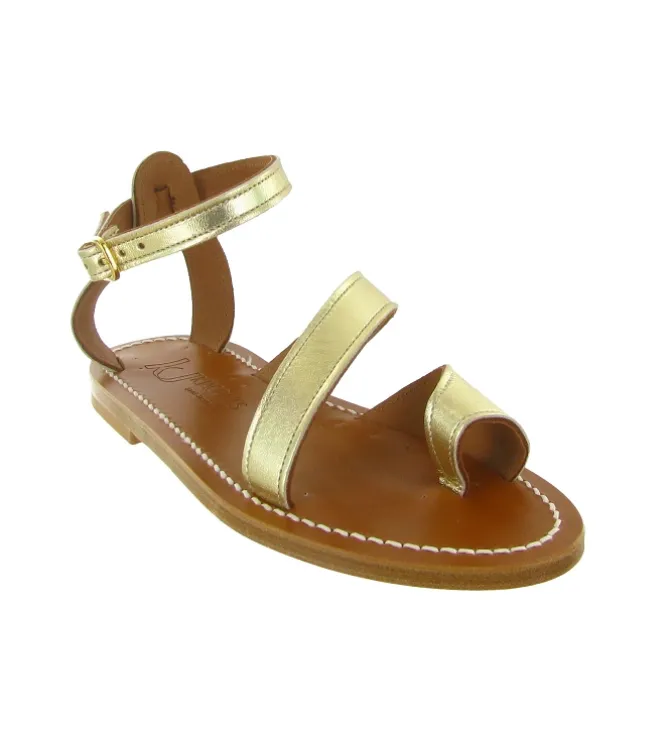 sandales et nu pieds - Casual - femme - Cuir - Or - K.jacques