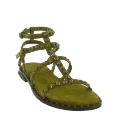 sandales et nu pieds - Casual - femme - Cuir - Vert amande - Ash italia