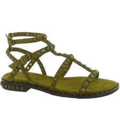 sandales et nu pieds - Casual - femme - Cuir - Vert amande - Ash italia