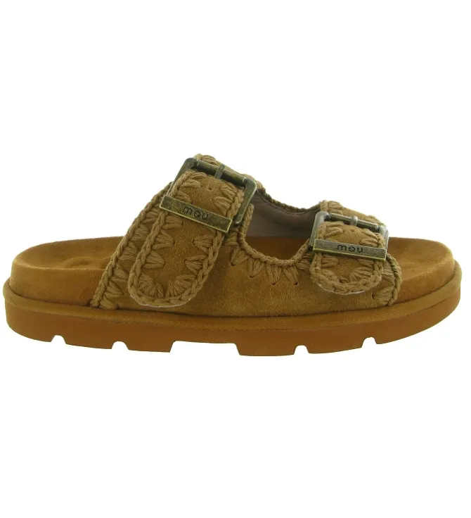 sandales et nu pieds - Casual - femme - Nubuck - Chestnut - Mou