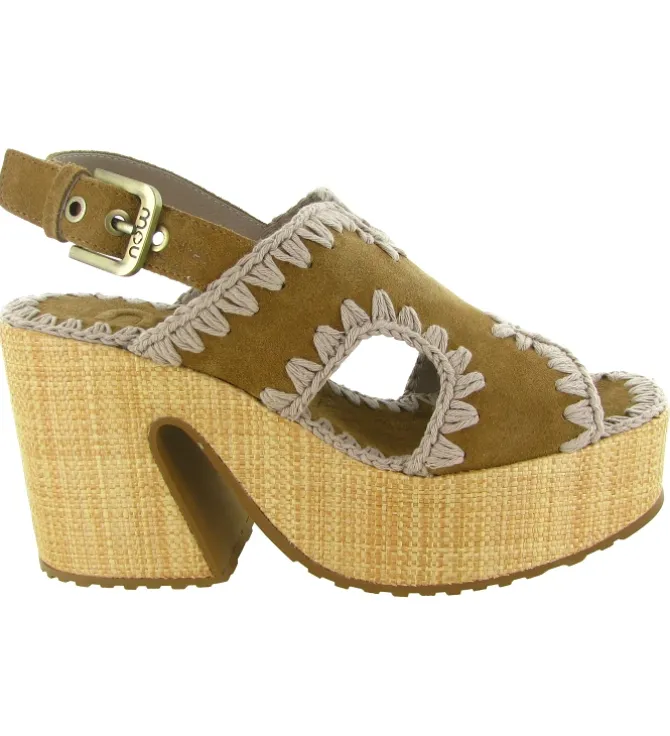 sandales et nu pieds - Casual - femme - Nubuck - Noir - Mou