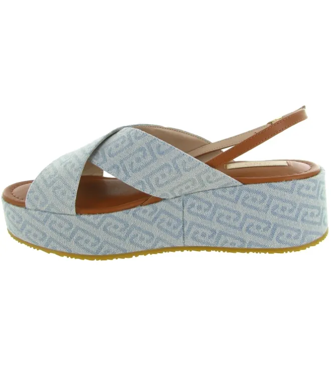sandales et nu pieds - Casual - femme - Jeans - Bleu - Liu jo
