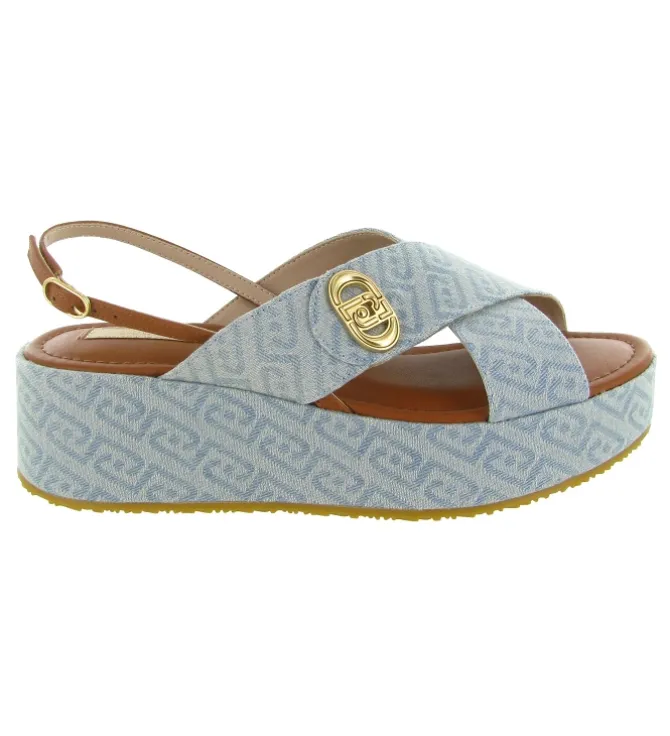 sandales et nu pieds - Casual - femme - Jeans - Bleu - Liu jo