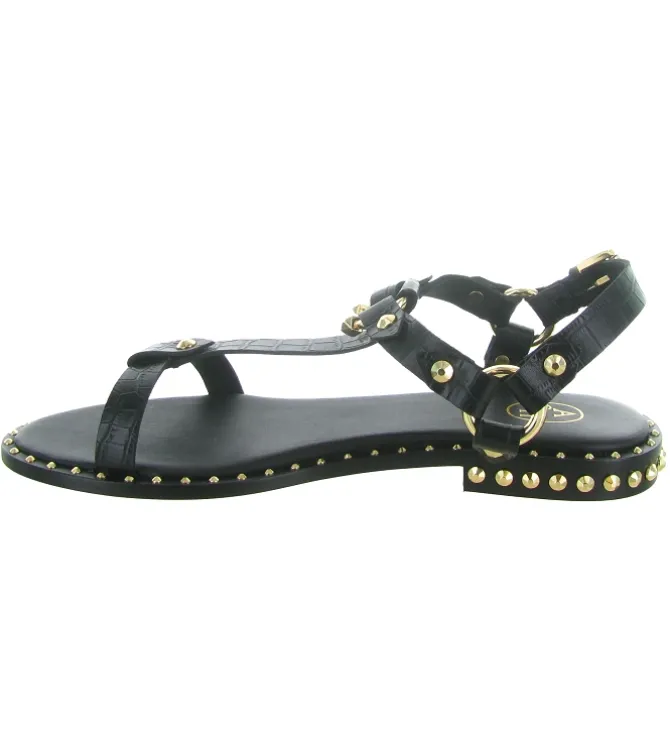 sandales et nu pieds - Casual - femme - Cuir - Noir - Ash italia
