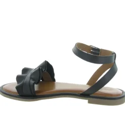 sandales et nu pieds - Casual - femme - Cuir - Noir - Inuovo