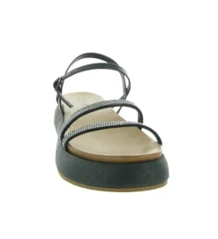 sandales et nu pieds - Casual - femme - Cuir - Noir - Inuovo