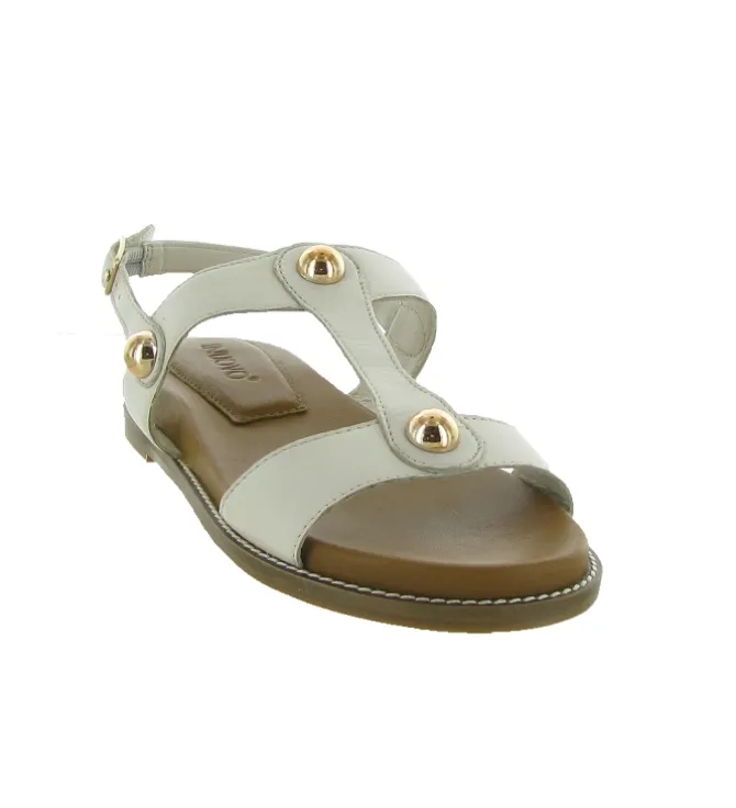 sandales et nu pieds - Casual - femme - Cuir - Gris - Inuovo