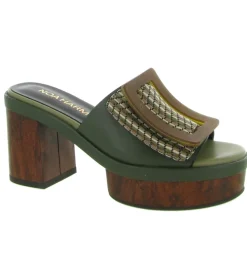 sandales et nu pieds - Casual - femme - Synthétique - Vert - Noa harmon