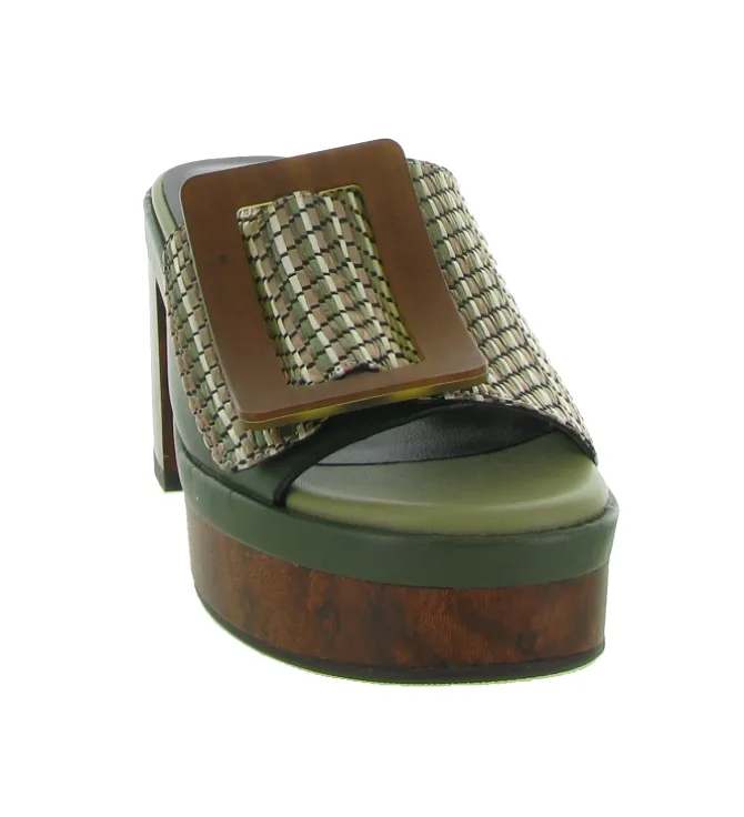 sandales et nu pieds - Casual - femme - Synthétique - Vert - Noa harmon