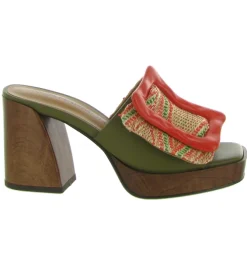 sandales et nu pieds - Casual - femme - Synthétique - Orange - Noa harmon